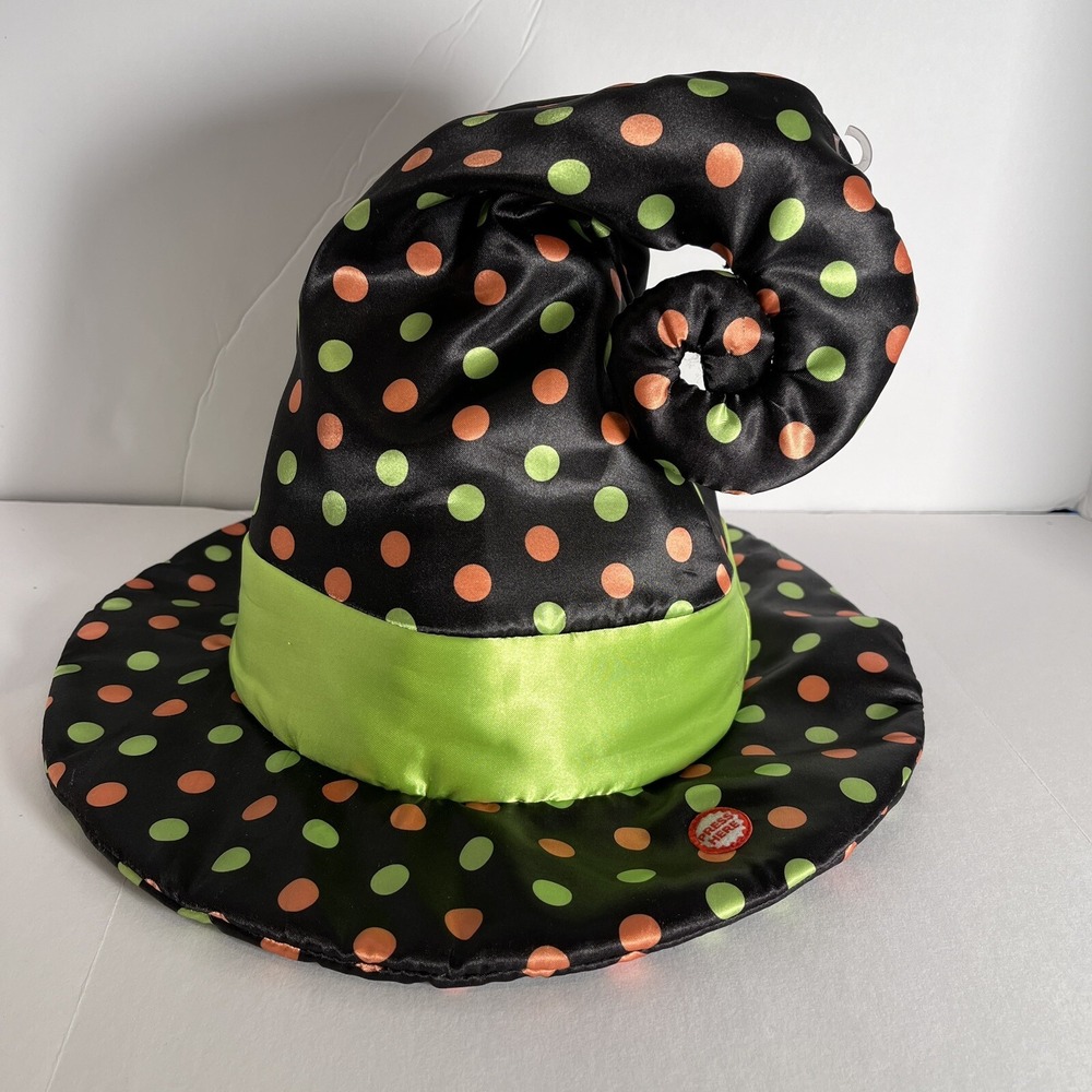 Halloween Rockin' Talkin' Witch Hat Sound & Motion Collectible Hallmark